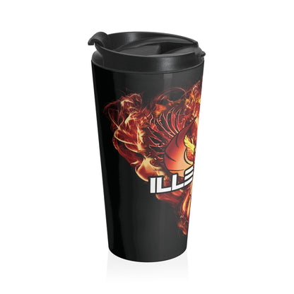 Travel Mug - Illenium Fan Favorite Flaming Layered Logo