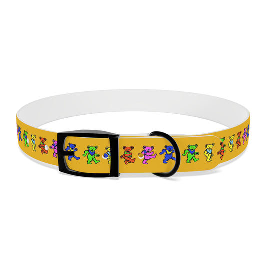 Grateful Dead Dancing Bears Dog Collar