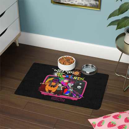 GanjaWhiteNight Furry Fan - Pet Food Mat (12x18)