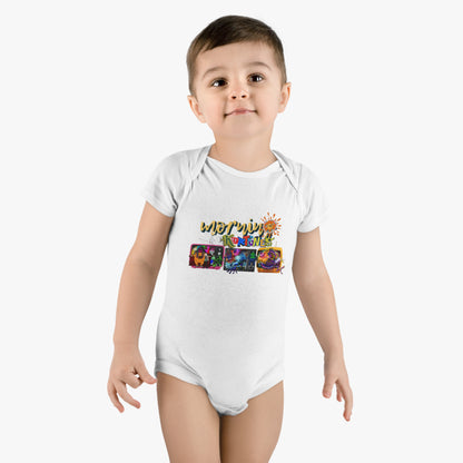 Baby Bodysuit Mornin' Kartunes Inspired Organic Onesie® for Ganja White Night Fans