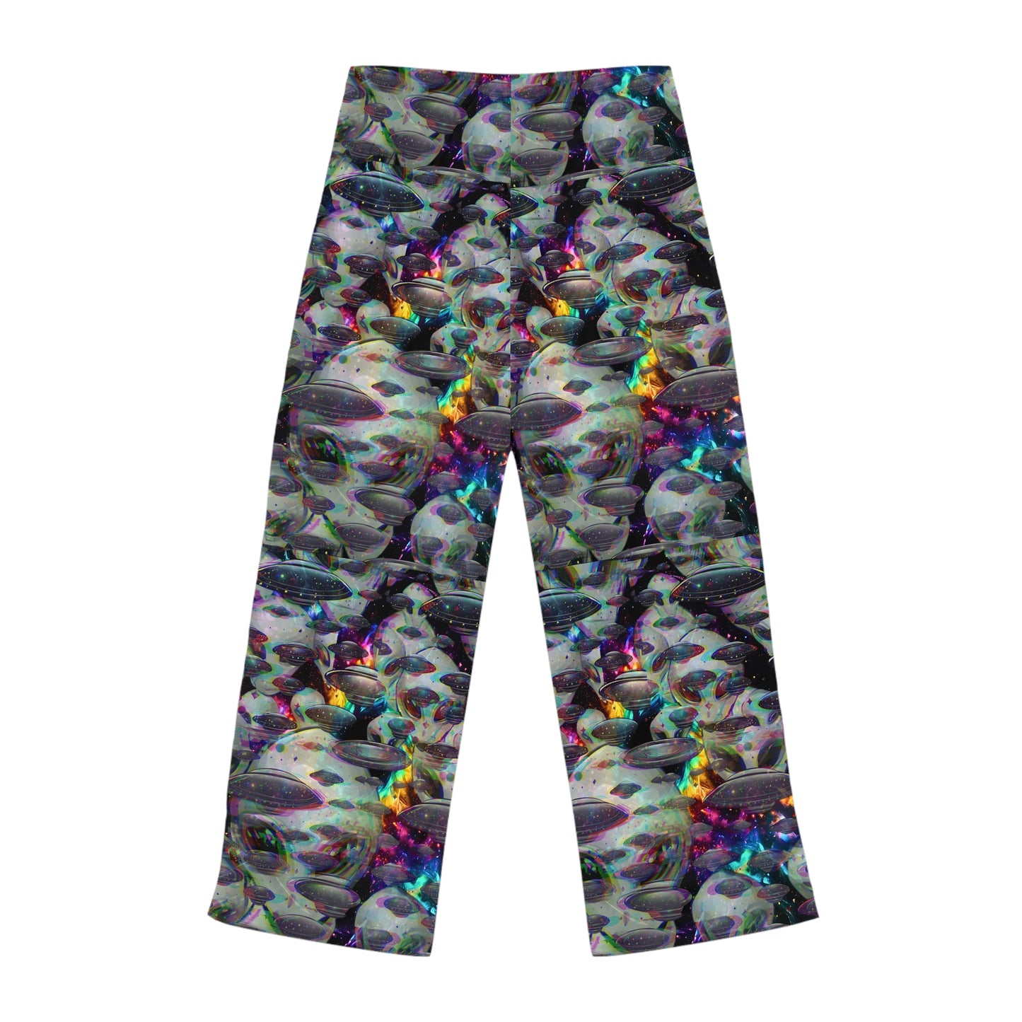 Trippy space Women's Pajama Pants (AOP)